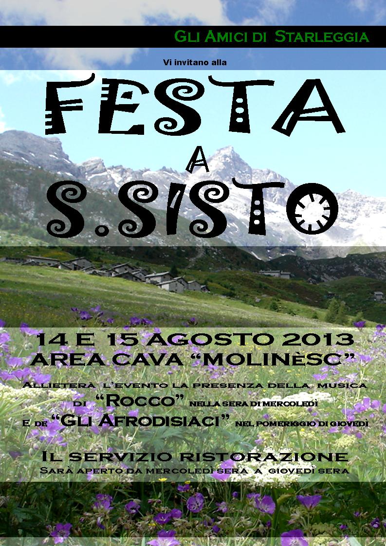 festa a san sisto locandina p